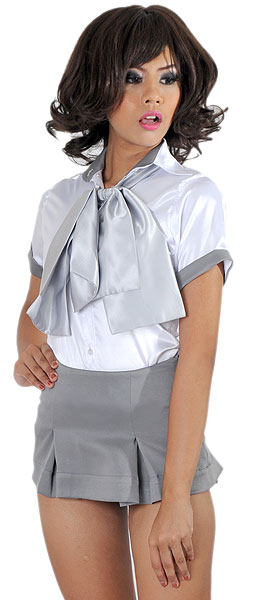satin cosplay school blouse 1