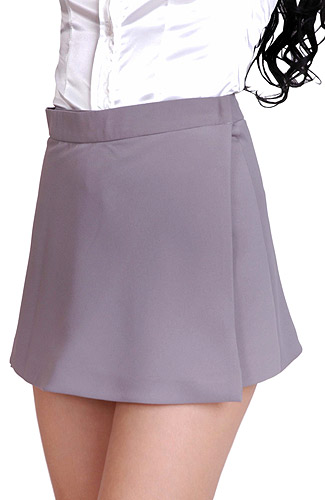 wrap over school mini skirt 1